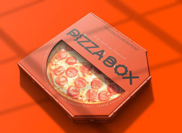 جعبه پیتزا خام , جعبه پیتزا عمومی